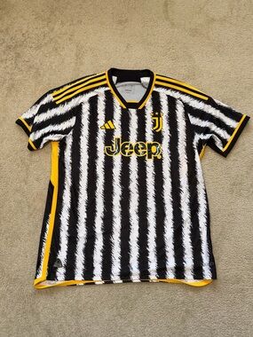 Adidas Juventus 2023-2024 Home Kit With Cambiaso